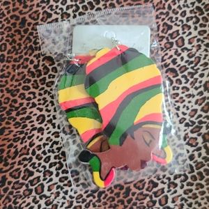 Natural Wooden African Earrings